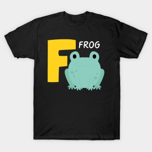 Frog Alphabet Funny T-Shirt